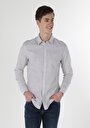 thumb-Afficher les détails de Chemise À Manches Longues Beige Slim Fit   Homme