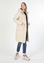 thumb-Afficher les détails de Manteau  Beige Regular Fit  Femme