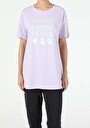 thumb-Afficher les détails de T-shirt À Manches Courtes Violet Comfort Fit  Femme