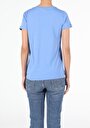 thumb-Afficher les détails de T-shirt À Manches Courtes Bleu Regular Fit  Femme