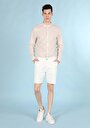 thumb-Afficher les détails de Chemise À Manches Longues Beige Regular Fit   Homme
