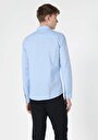 thumb-Afficher les détails de Chemise À Manches Longues Bleu Slim Fit   Homme
