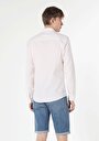 thumb-Afficher les détails de Chemise À Manches Longues Jaune Slim Fit   Homme