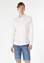thumb-Afficher les détails de Chemise À Manches Longues Jaune Slim Fit   Homme