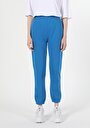 thumb-Afficher les détails de Pantalon De Survêtement Bleu Regular Fit Femme