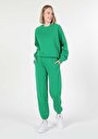 thumb-Afficher les détails de Pantalon De Survêtement Vert Regular Fit Femme