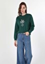 thumb-Afficher les détails de Pull-over Vert Regular Fit  Femme
