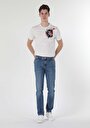 thumb-Afficher les détails de 044 Karl Pantalon Bleu Straight Leg  En  Straight Fit Homme