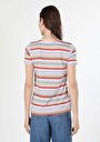 thumb-Afficher les détails de T-shirt À Manches Courtes Multicolou   Femme