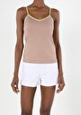 thumb-Afficher les détails de Athlète Beige Slim Fit Femme