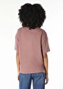 thumb-Afficher les détails de T-shirt À Manches Courtes Marron   Femme