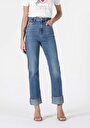 thumb-Afficher les détails de 884 Lauren Pantalon Denim Bootcut  En  Straight Fit Femme