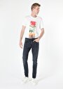 thumb-Afficher les détails de 041 Danny Pantalon Bleu Foncé Slim Leg  En  Slim Fit Homme
