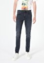 thumb-Afficher les détails de 041 Danny Pantalon Bleu Foncé Slim Leg  En  Slim Fit Homme