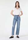 thumb-Afficher les détails de 889 Katy Pantalon Denim Tapered Leg  En  High Boy Fit Femme