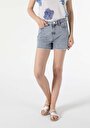 thumb-Afficher les détails de Short Denim Slim Fit Femme
