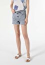 thumb-Afficher les détails de Short Denim Slim Fit Femme