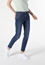 thumb-Afficher les détails de 892 Alina Pantalon Denim Tapered Leg  En  Slim Boyfriend Fit Femme