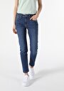 thumb-Afficher les détails de 892 Alina Pantalon Denim Tapered Leg  En  Slim Boyfriend Fit Femme