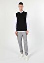 thumb-Afficher les détails de Pull Noir Slim Fit   Homme