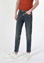 thumb-Afficher les détails de 067 Jack Pantalon Bleu Tapered Leg  En  Regular Fit Homme