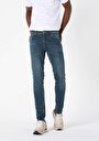 thumb-Afficher les détails de 041 Danny Pantalon Bleu Slim Leg  En  Slim Fit Homme