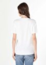 thumb-Afficher les détails de T-shirt À Manches Courtes Blanc   Femme
