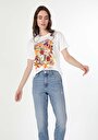 thumb-Afficher les détails de T-shirt À Manches Courtes Blanc   Femme