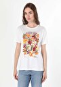 thumb-Afficher les détails de T-shirt À Manches Courtes Blanc   Femme