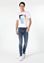 thumb-Afficher les détails de 040 Alex Pantalon Bleu Skinny  Leg  En  Skinny Fit Homme