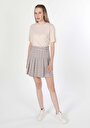 thumb-Afficher les détails de T-shirt À Manches Courtes Beige   Femme