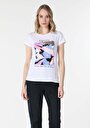 thumb-Afficher les détails de T-shirt À Manches Courtes Blanc Regular Fit  Femme