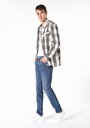 thumb-Afficher les détails de 067 Jack Pantalon Bleu Foncé Tapered Leg  En  Regular Fit Homme