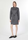 thumb-Afficher les détails de Robe Anthracite Regular Fit    Femme