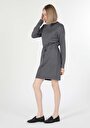 thumb-Afficher les détails de Robe Anthracite Regular Fit    Femme