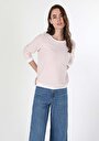 thumb-Afficher les détails de T-shirt À Manches Longues Rose Regular Fit  Femme