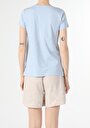 thumb-Afficher les détails de T-shirt À Manches Courtes Bleu Regular Fit  Femme