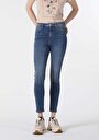 thumb-Afficher les détails de 760 Diana Pantalon Bleu Skinny  Leg  En  Super Slim Fit Femme