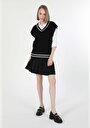thumb-Afficher les détails de Pull Noir Oversize Fit   Femme