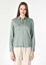 thumb-Afficher les détails de Chemise À Manches Longues Vert    Femme