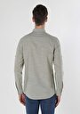 thumb-Afficher les détails de Chemise À Manches Longues Vert Regular Fit Droit Popeline Homme