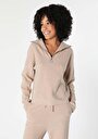 thumb-Afficher les détails de T-shirt À Manches Longues Beige Regular Fit  Femme