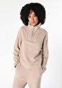 thumb-Afficher les détails de T-shirt À Manches Longues Beige Regular Fit  Femme