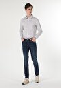 thumb-Afficher les détails de 044 Karl Pantalon Bleu Straight Leg  En  Straight Fit Homme