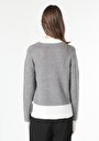 thumb-Afficher les détails de Pull Gris Regular Fit   Femme