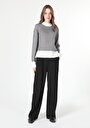 thumb-Afficher les détails de Pull Gris Regular Fit   Femme