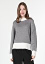 thumb-Afficher les détails de Pull Gris Regular Fit   Femme