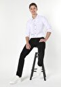 thumb-Afficher les détails de Chemise À Manches Longues Blanc Slim Fit   Homme