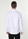 thumb-Afficher les détails de Chemise À Manches Longues Blanc Slim Fit   Homme