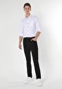 thumb-Afficher les détails de Chemise À Manches Longues Blanc Slim Fit   Homme